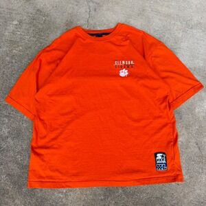 Starter Clemson Tigers Shirt Mens XL Orange Embroidered Team Starter Tee NCAA